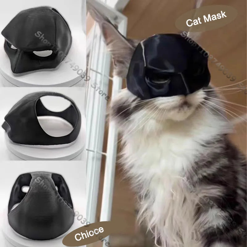 New 3D Printing Cat Bat Mask Dog Funny Headset Cat Headwear Creative Pet Mask Facial Decoration 2024